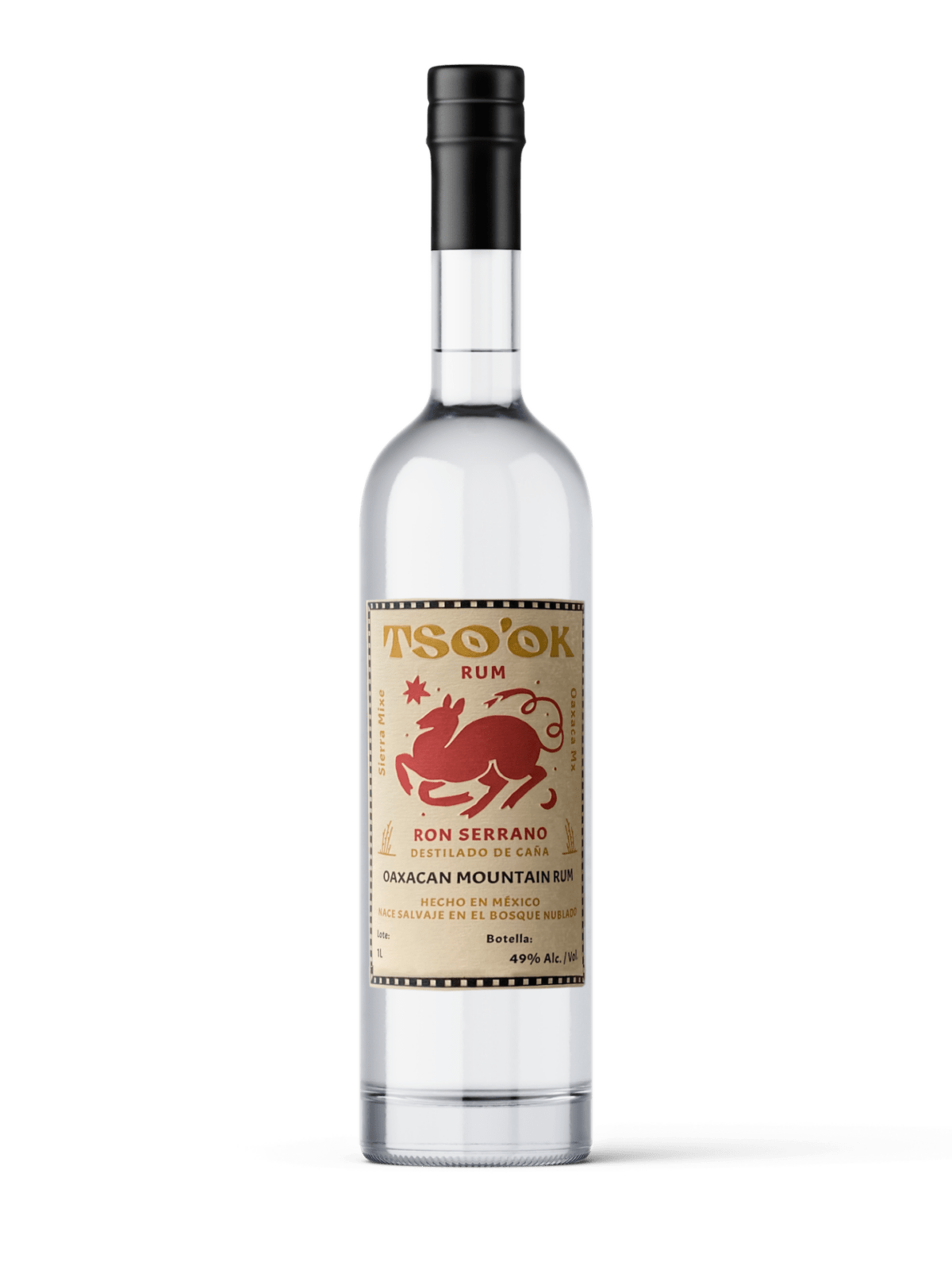 Tso'ok Joven rum bottle